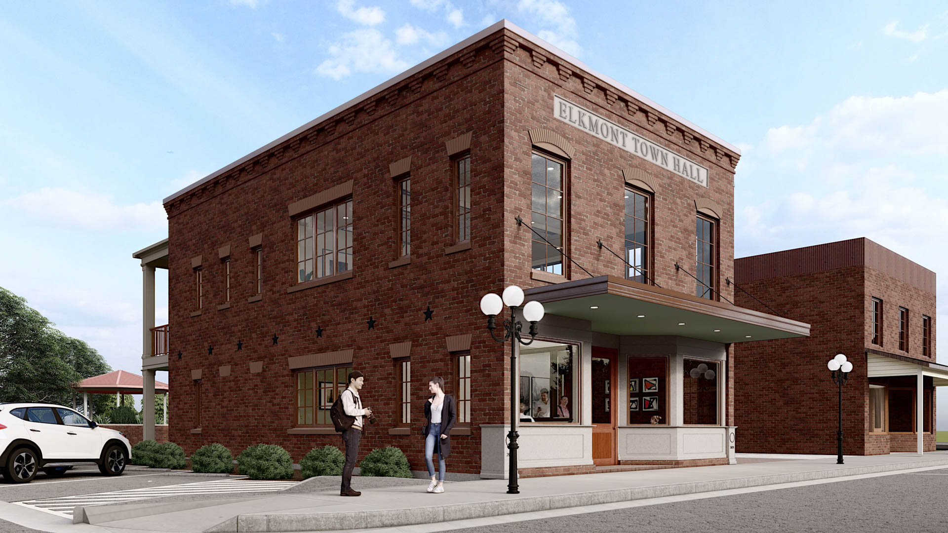 Elkmont-Town-Hall-revised-front-signage-rendering